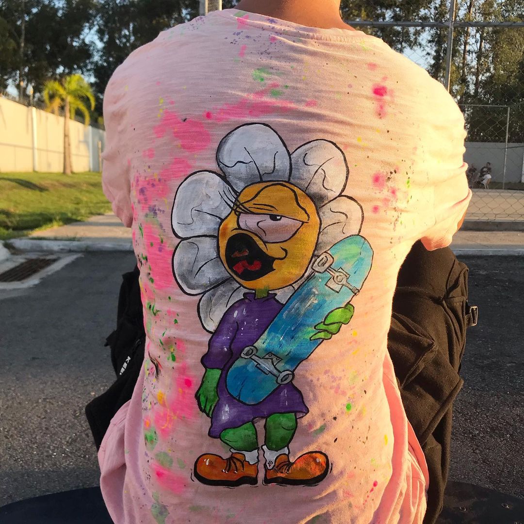Camiseta Flower Skate - Image 2